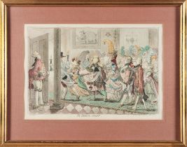 JAMES GILLRAY (British, 1756-1815) The Bridal-Night framed 49 1/2 x 64.0 x 2.0 cm (19 1/2 x 25 1...