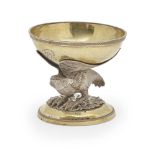 Russian .875 Silver Gilt Master Salt Cellar,