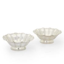 A Pair of Spaulding & Co. 'Irish' Sterling Silver Bowls,