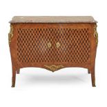 Louis XVI-style Bronze Mounted Parquetry Cabinet, France, 19th century,