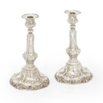 Pair of Gorham Sterling Silver Candlesticks,