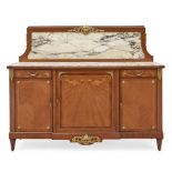 Louis XV-style Marble Top Sideboard, France, 19th century,