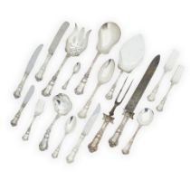 Gorham 'Old Baronial' Sterling Silver Flatware Service,