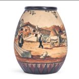 Ciboure Pottery Presentation Vase, France, c. 1919-1995,