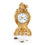 French Gilt Bronze L. Marti et Cie Clock,