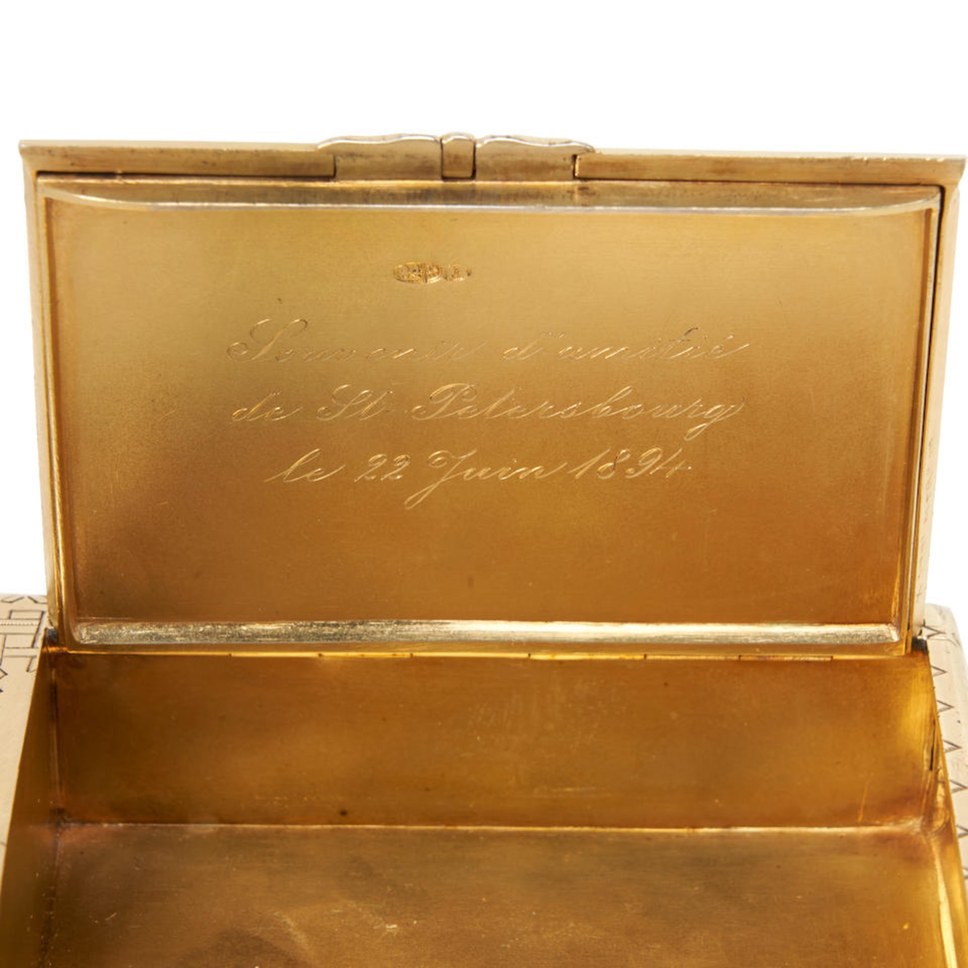 Two Russian .875 Silver Cigarette Cases, - Image 2 of 2