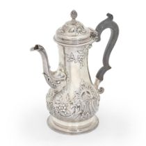 George III Sterling Silver Coffeepot,