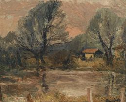 Ronald Ossory Dunlop R.A., R.B.A. (British, 1894-1973) The Upper Thames