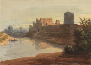 John Varley OWS (British, 1778-1842) Pembroke Castle