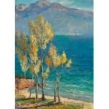 Alice Maud Fanner (British, 1865-1930) 'Autumn, Lake Garda'