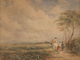 David Cox Snr. O.W.S. (British, 1783-1859) Going to the hayfield