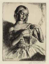 Gerald Leslie Brockhurst R.A., R.P., R.E. (British, 1890-1978) Nadejda, 1924