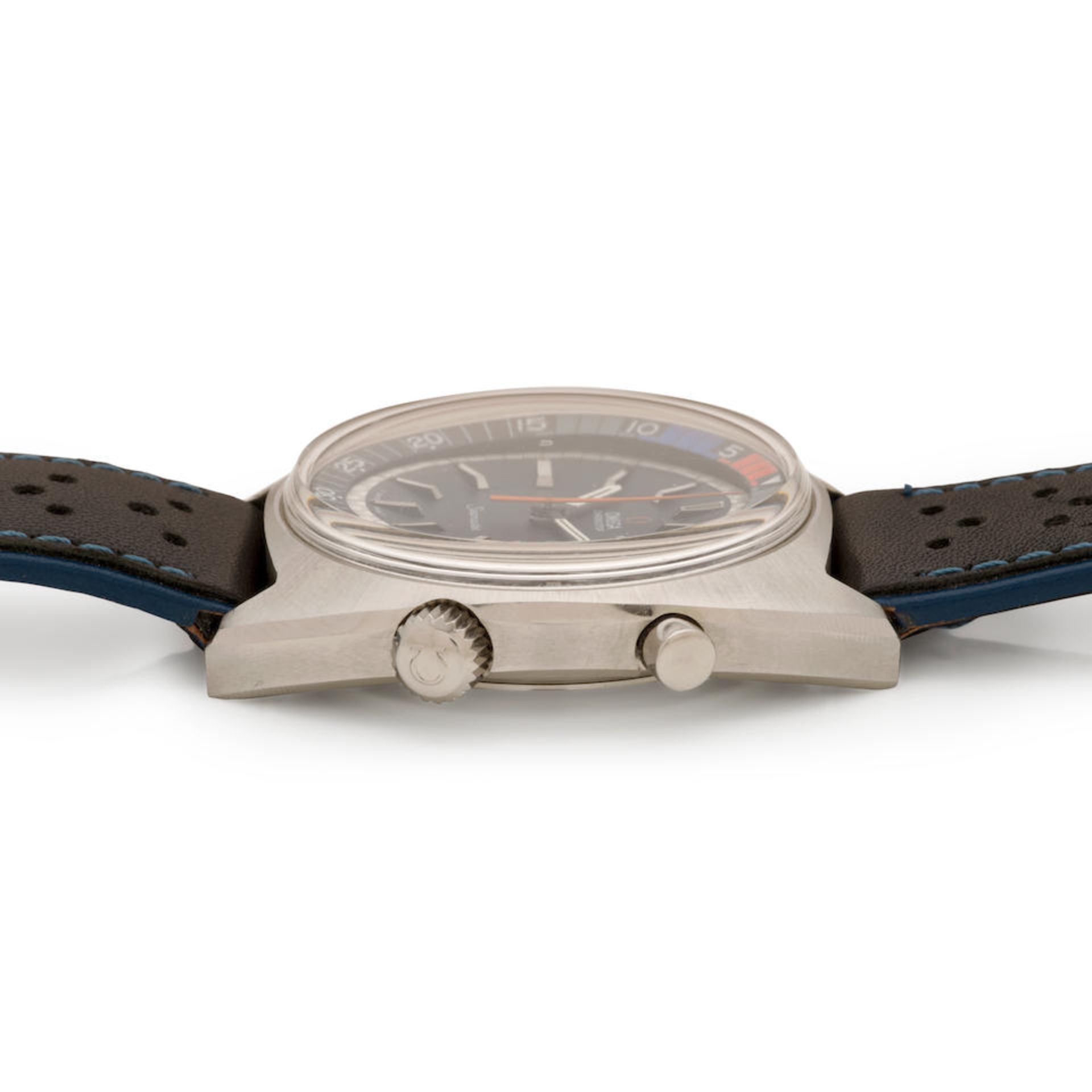 Omega. A stainless steel manual wind single button chronograph wristwatch Omega. Chronographe br... - Bild 3 aus 5