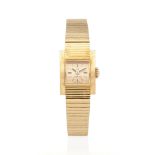 Omega. A fine lady's 18K gold manual wind bracelet watch Omega. Belle montre bracelet de dame en...