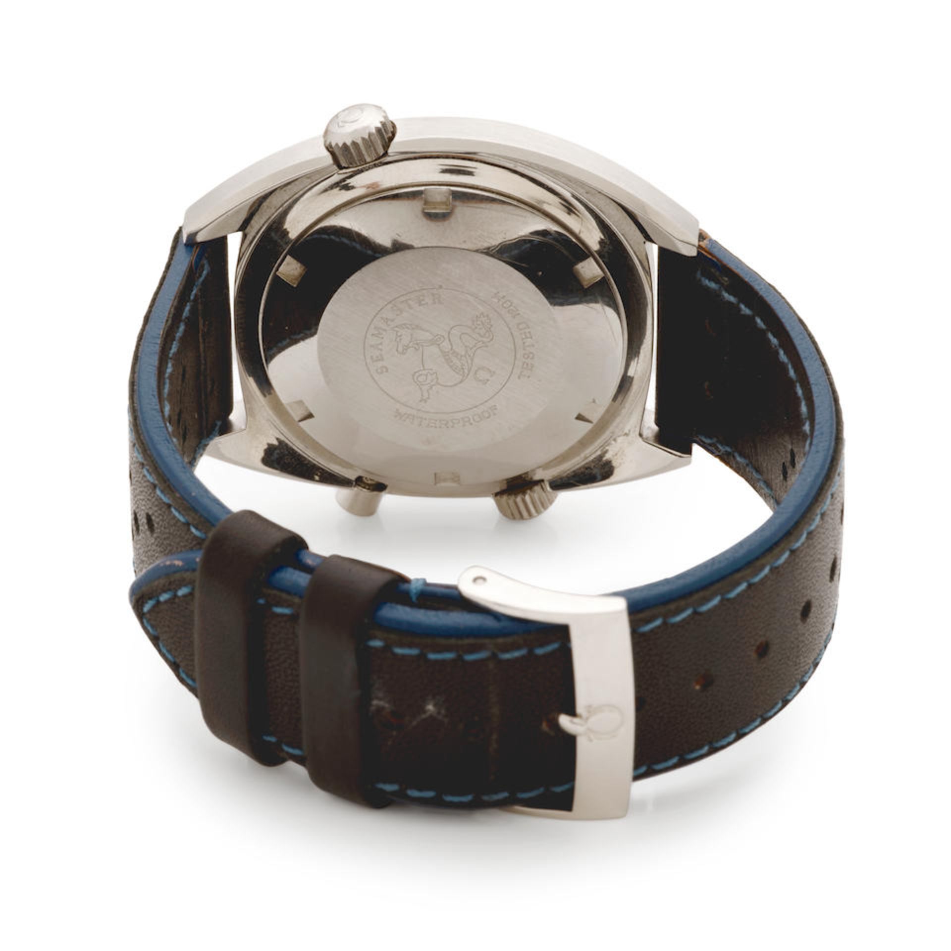 Omega. A stainless steel manual wind single button chronograph wristwatch Omega. Chronographe br... - Bild 5 aus 5