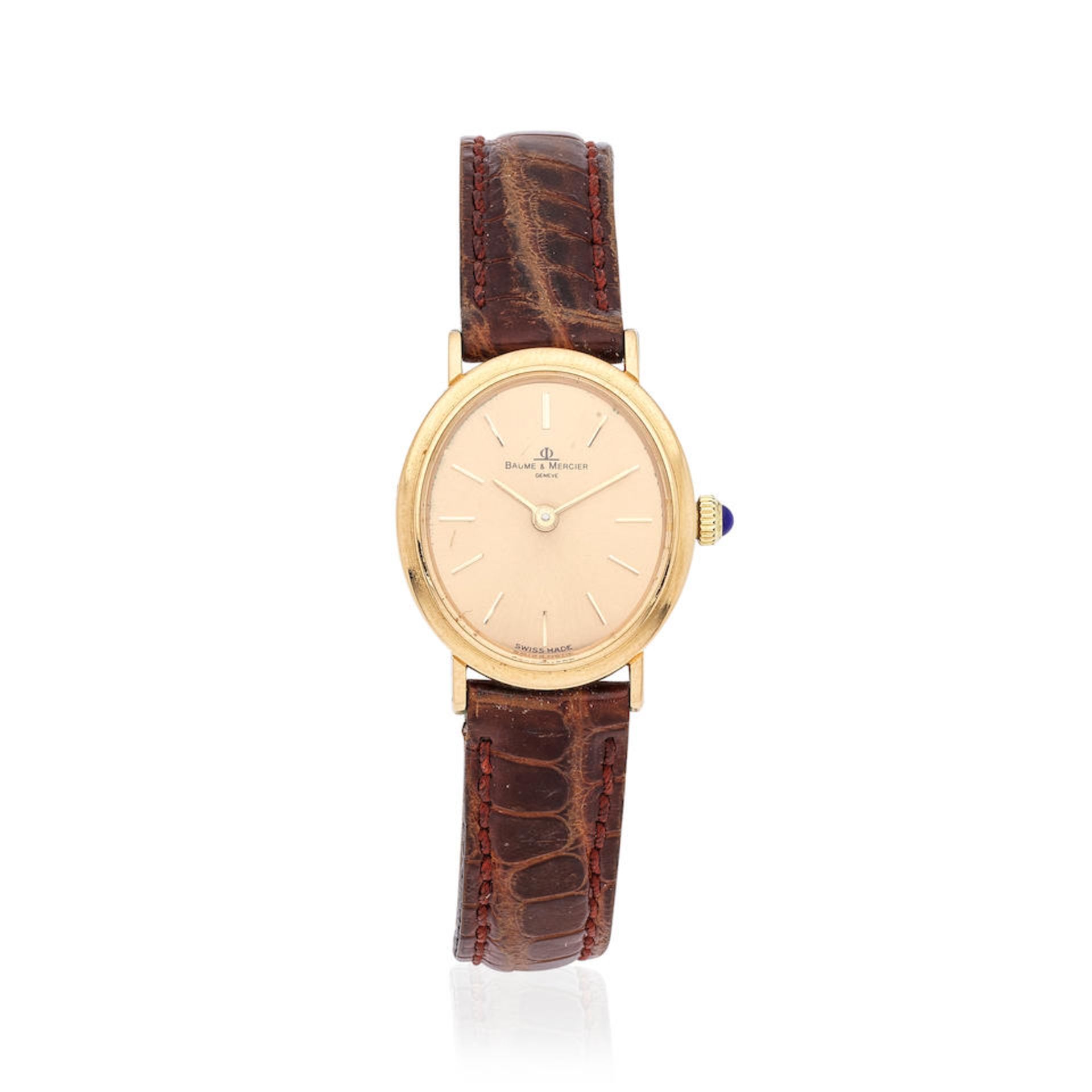 Baume & Mercier. A lady's 18K gold manual wind wristwatch Baume & Mercier. Montre bracelet de da...