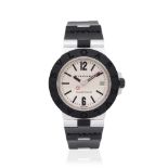 Bulgari. An aluminium automatic calendar bracelet watch Bulgari. Montre bracelet en aluminium av...