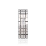 Chanel. An unusual stainless steel quartz bracelet watch Chanel. Montre bracelet en acier mouvem...