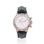 Chopard. A stainless steel manual wind chronograph wristwatch Chopard. Chronographe bracelet en ...