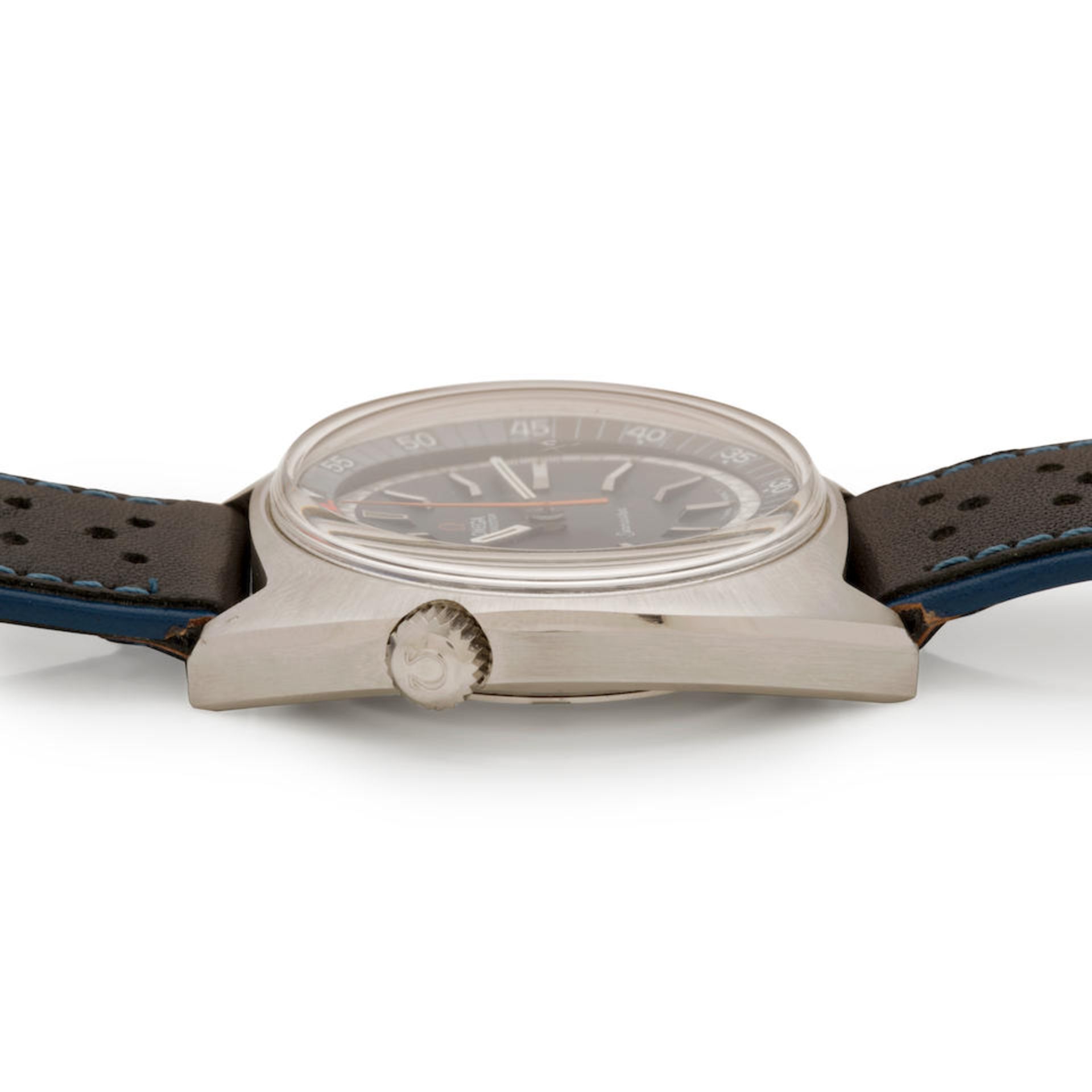 Omega. A stainless steel manual wind single button chronograph wristwatch Omega. Chronographe br... - Bild 4 aus 5