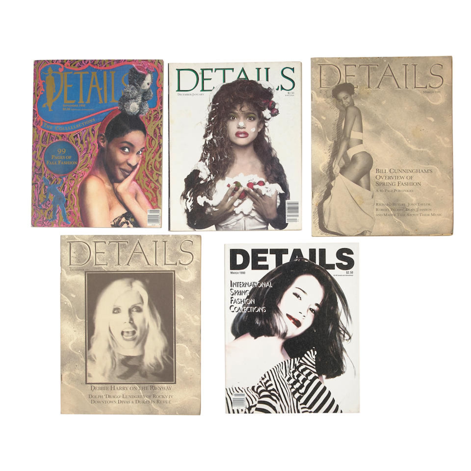 A COMPLETE RUN OF DETAILS MAGAZINE FROM ANNIE FLANDERS' TENURE AS EDITOR. Details Magazine. Jun...