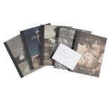A COLLECTION OF BRUCE WEBER BOOKS AND MANUSCRIPTS, FROM THE COLLECTION OF ANNIE FLANDERS. WEBER,...