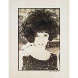 A STEVEN MEISEL SIGNED PHOTOGRAPH, FROM THE ANNIE FLANDERS COLLECTION. MEISEL, STEVEN. Gelatin s...