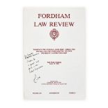 LAW REVIEW OFFPRINT SIGNED AND INSCRIBED BY RUTH BADER GINSBURG. 'Women in the Federal Judiciary...