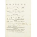 LONDON - EVELYN, THE GREAT FIRE AND POLLUTION Composite volume, [eighteenth-century]