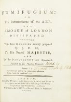 LONDON - EVELYN, THE GREAT FIRE AND POLLUTION Composite volume, [eighteenth-century]