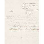 NAPOLEON BONAPARTE Note signed ('Nap'), Paris, 21 March 1811