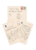 FERDINAND (FRANZ, Archduke of Austria) Autograph letter signed ('Franz') to Rudiger, Baron Biege...