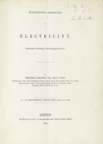 FARADAY (MICHAEL) Experimental Researches in Electricity (Nineteenth, Twentieth, and Twenty-firs...