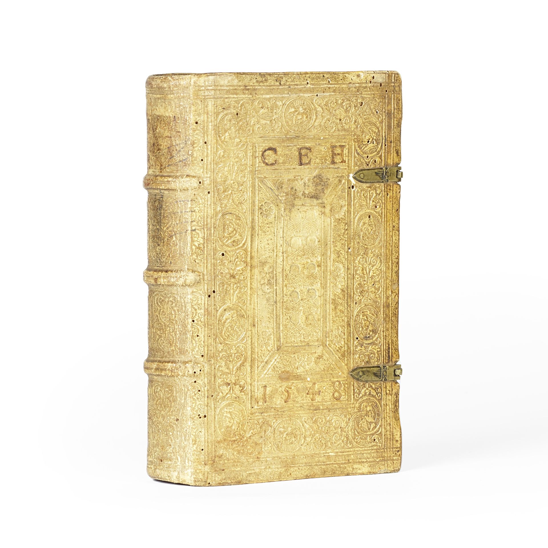 BIBLE, IN LATIN Novum testamentum [edited by Desiderius Erasmus], Basel, Brylinger, 1543