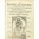 ALMANAC FOR 1647 A Bloody Almanack Foretelling Many Predictions Which Shall Come to Passe this P...