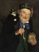 Charles Spencelayh, RMS, HRBSA (British, 1865-1958) His favourite blend