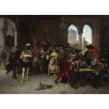 Adolphe Alexandre Lesrel (French, 1839-1929) Les mousquetaires du roi