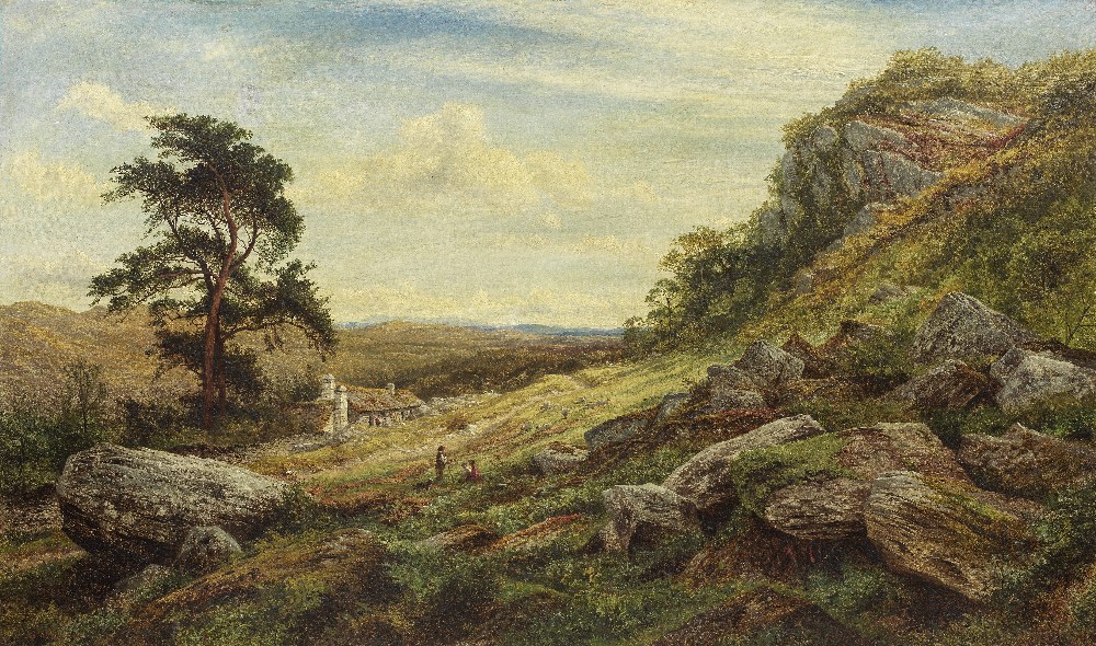 Benjamin Williams Leader, RA (British, 1831-1923) On the hill above Betws-y-Coed