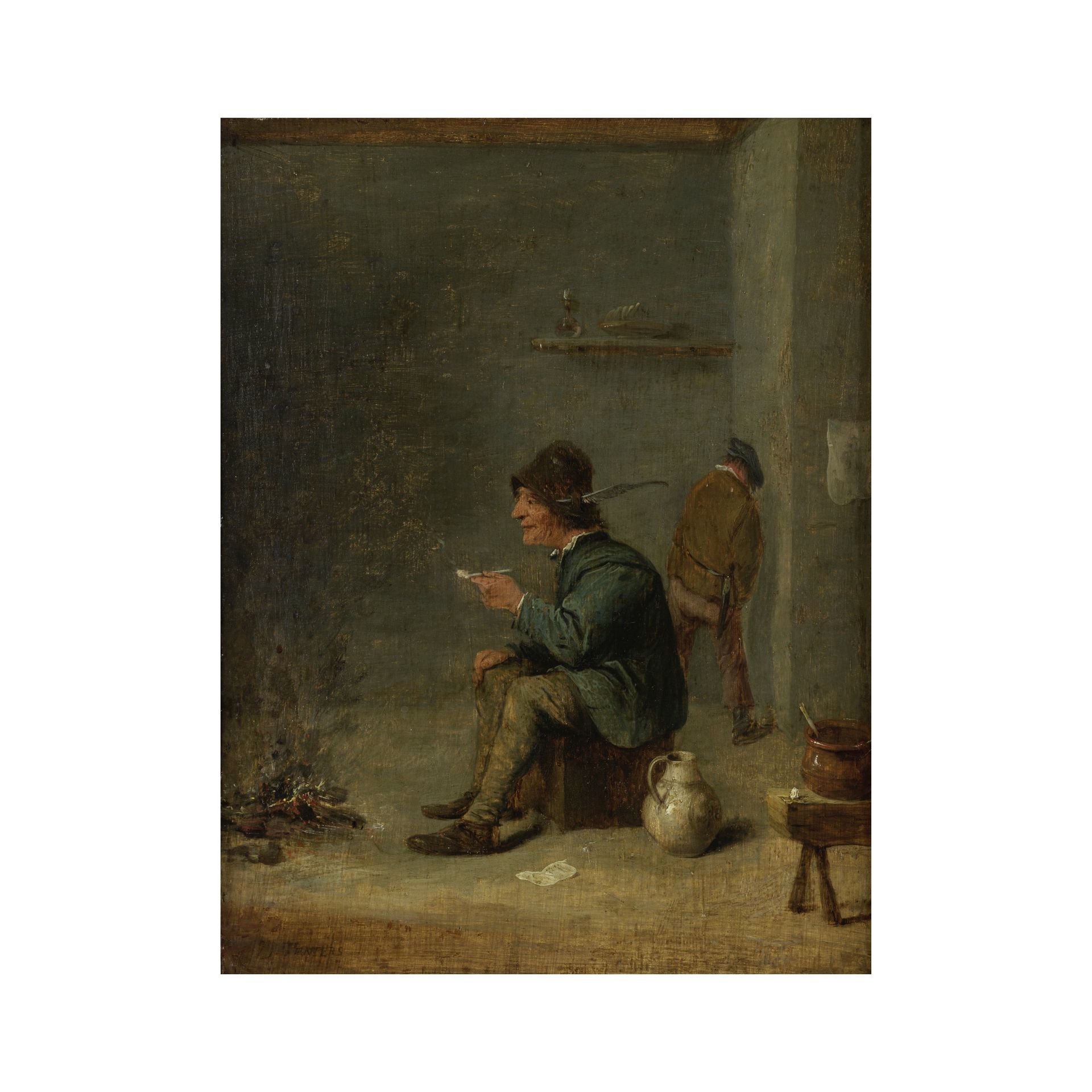Mani&#232;re de David II Teniers, XIXe si&#232;cle Le fumeur