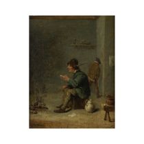 Mani&#232;re de David II Teniers, XIXe si&#232;cle Le fumeur