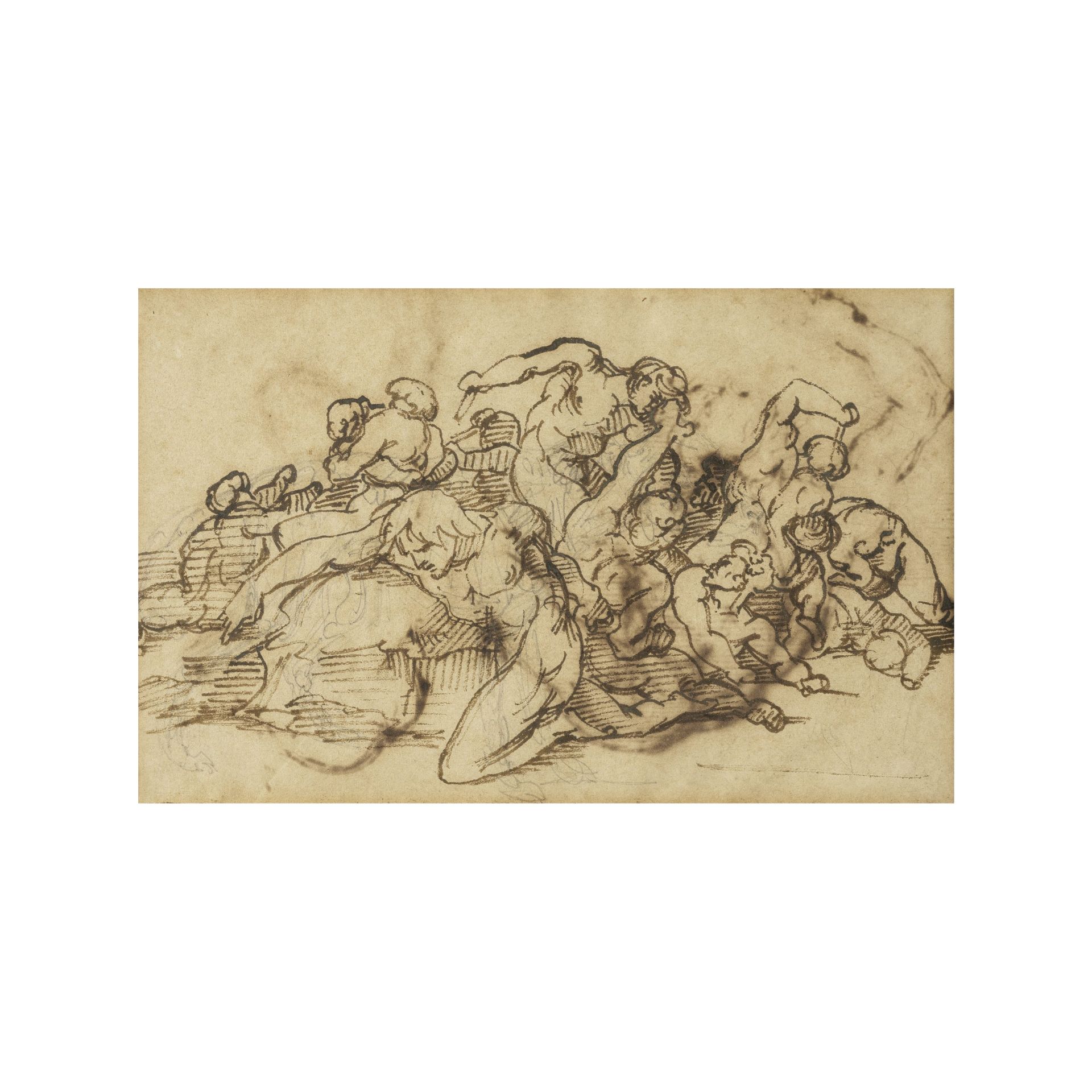 Jean-Louis Andr&#233; Th&#233;odore G&#233;ricault (Rouen 1791-1824 Paris) &#201;tude pour le Ra...