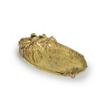 Albert Marionnet (1852-1910) Vide poche ou coupe en bronze dor&#233;