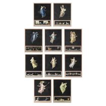 Michelangelo Maestri (Rome 1741-1812) Figures all&#233;goriques &#224; l'antique ((10))