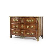 Commode en placage de palissandre d'&#233;poque R&#233;gence