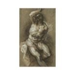 Attribu&#233; &#224; Jacopo Negretti, dit Palma le Jeune (Venise 1548-1628) Saint S&#233;bastien