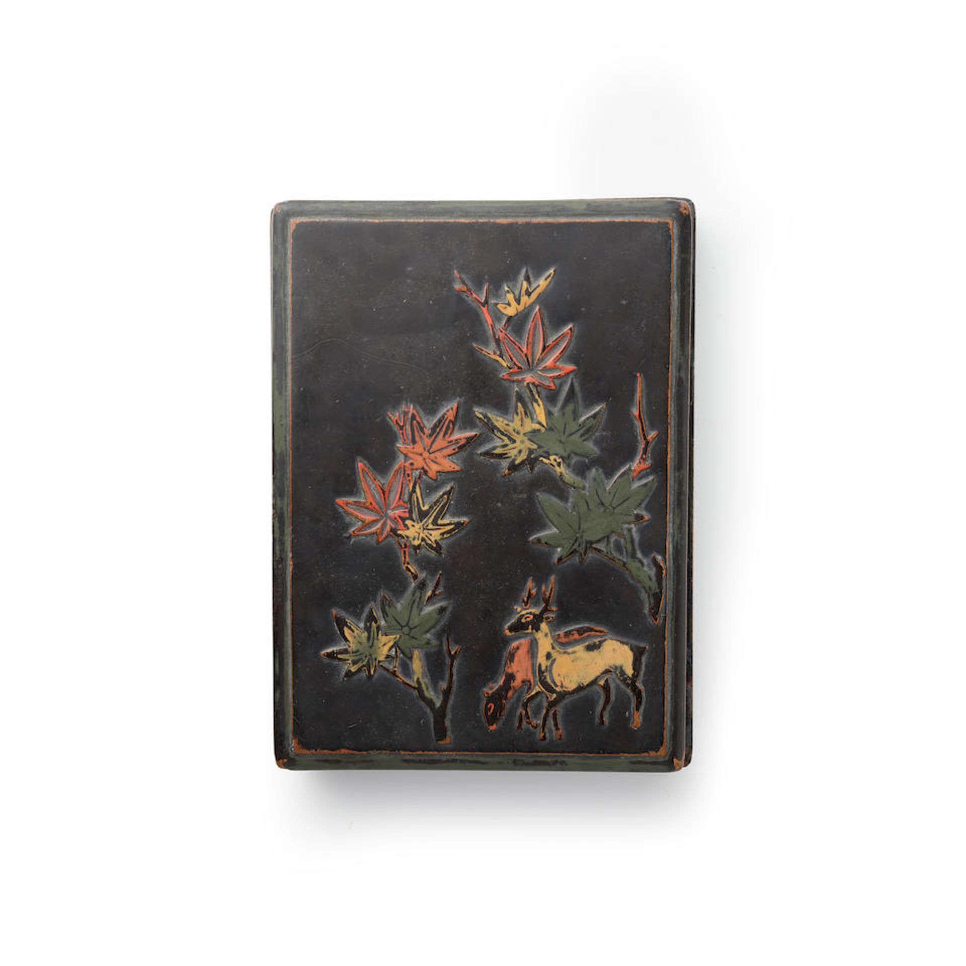 A LACQUER SUZURIBAKO (WRITING BOX) Edo period (1615-1868), 18th century