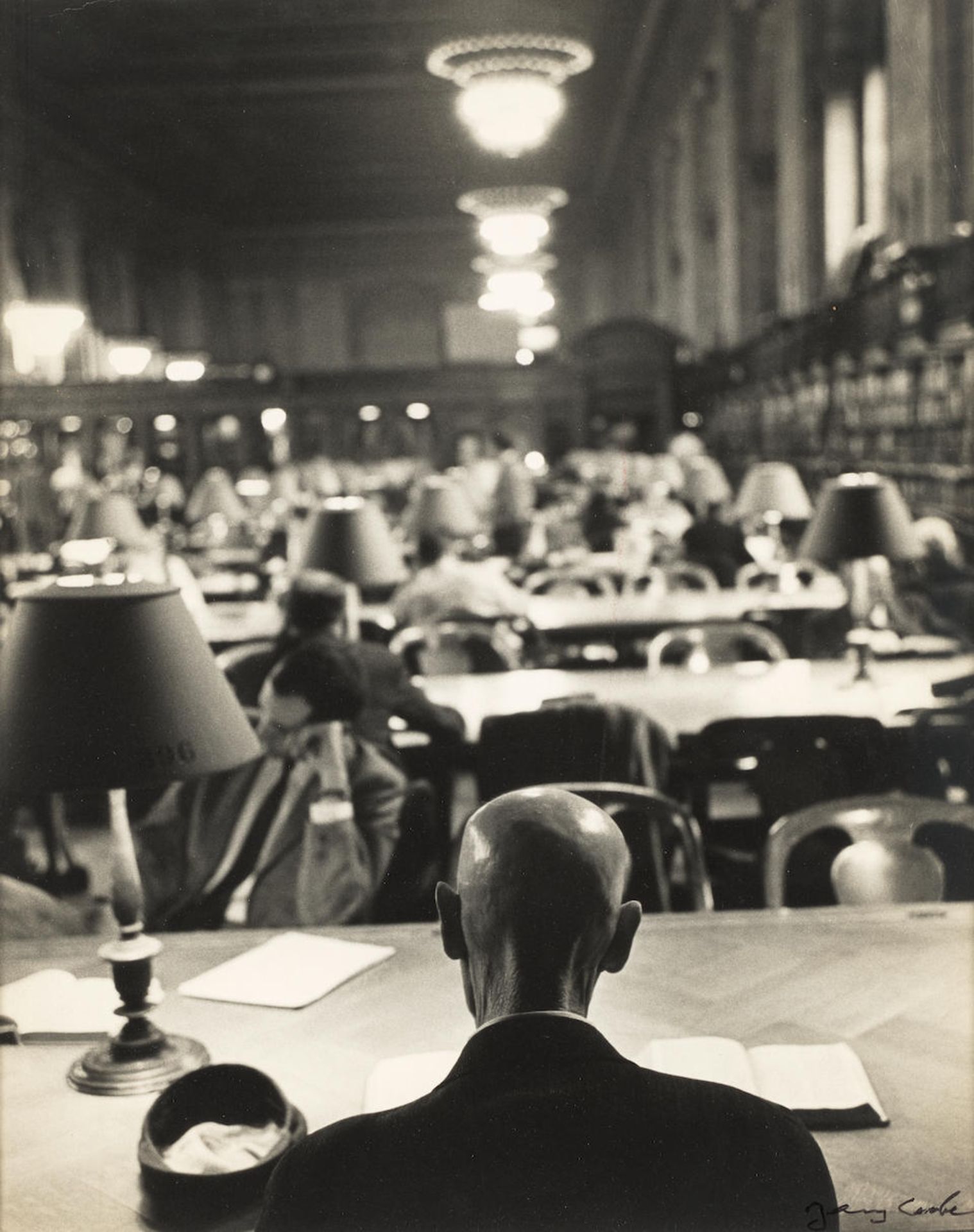 Jerry Cooke (1921-2005); The Rose Main Reading Room at the New York Public Library;