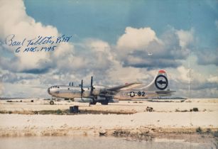 WORLD WAR II: SIGNED ENOLA GAY PHOTOGRAPH. Collection of 54 photographs of the USAAF in Europe a...