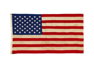 50 STAR AMERICAN FLAG. [USA: Annin Defiance brand, 1960s.]