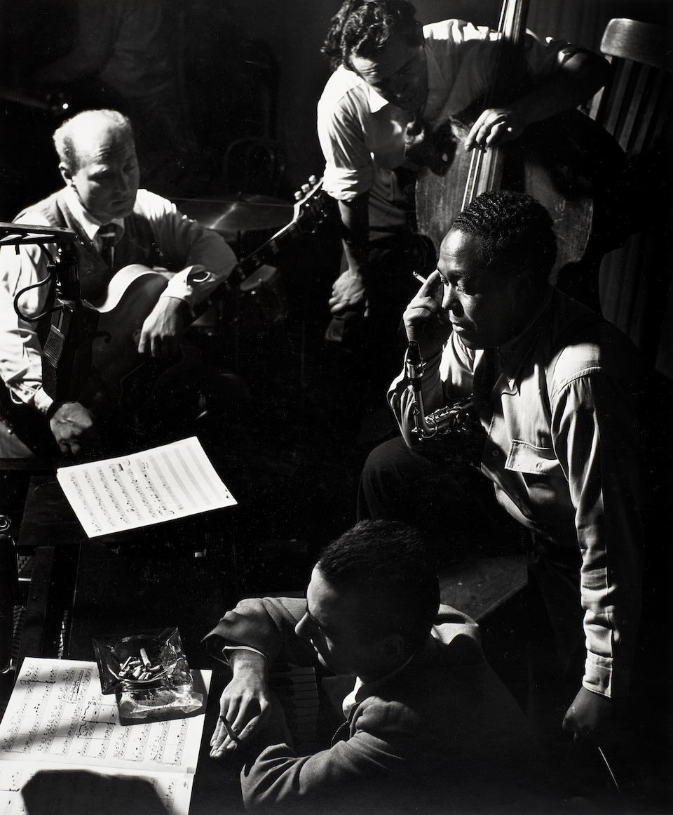 Herman Leonard (1923-2010); Charlie Parker with the Metronome All Stars (Billy Bauer, Eddie Safr...
